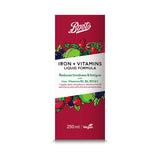 Boots Iron + Vitamin Liquid Formula 250ml - British product