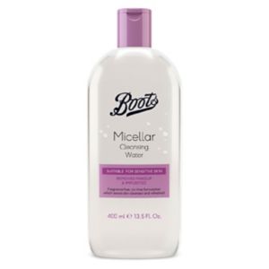 Boots Micellar Cleansing Water Sensitive 400ml - British product