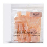 Boots Kitsch 11 Piece Travel Bottle Set Blush Travel Container- Buy online at McGrocer