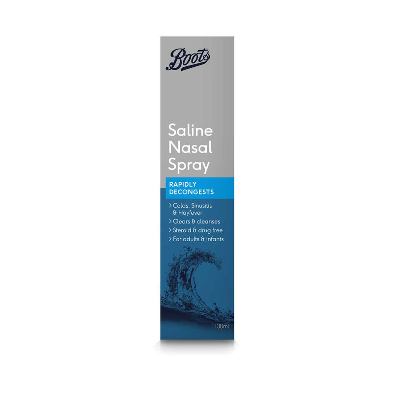 Boots Saline Nasal Spray 100ml - British product