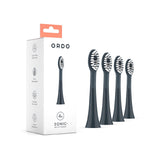 Ordo brush heads Charcoal Grey 4 pack, imported from the UK