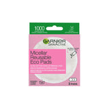 Garnier reusable make-up remover eco pads 3 pack - British product