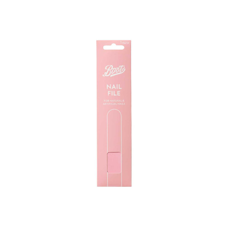 Boots nail file cushioned single unit - British product