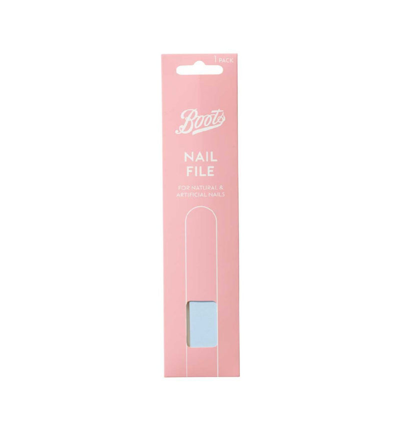 Boots nail file cushioned single unit - British product