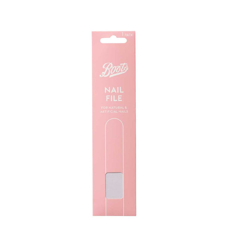 Boots nail file cushioned single unit - British product