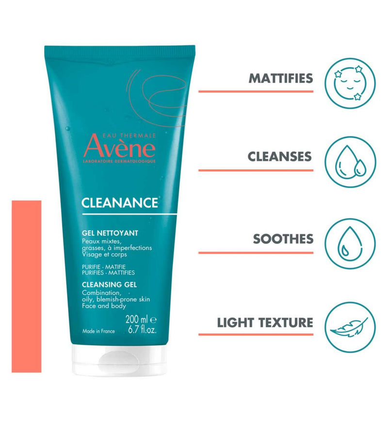 Avène Cleanance Cleansing Gel 200ml - British product