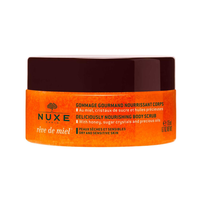Nuxe body scrub honey sugar 175ml, imported from the UK