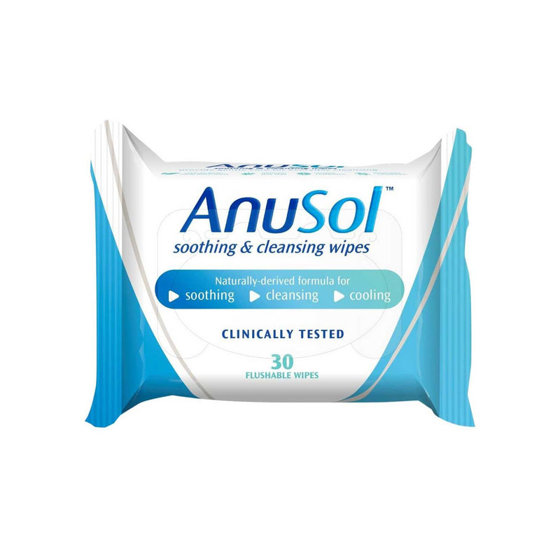 Anusol soothing cleansing wipes 30 pack - British product