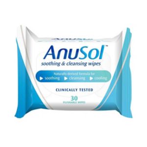 Anusol soothing cleansing wipes 30 pack - British product