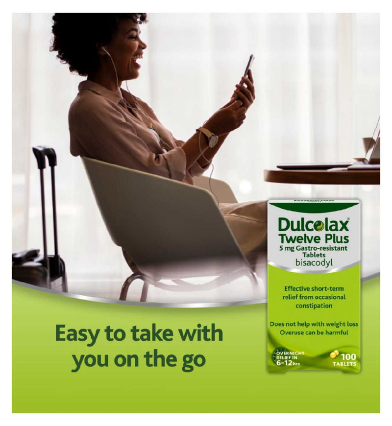Dulcolax laxative tablets 5 mg 100 tablets, UK version