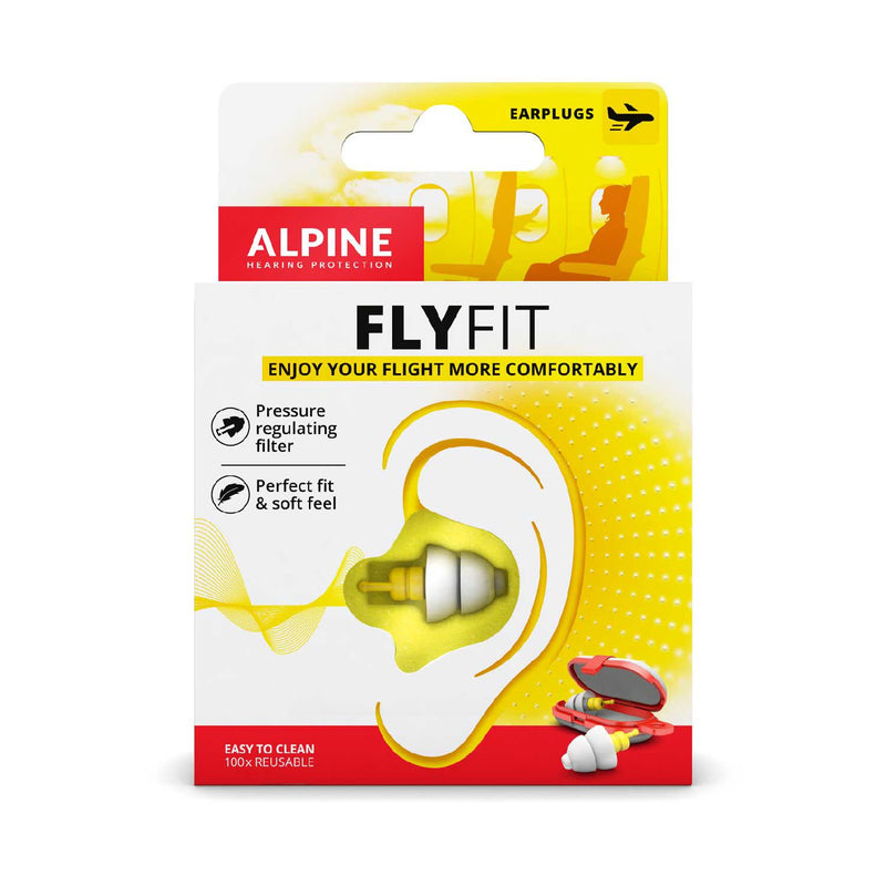 Alpine Flyfit earplugs 1 pair, UK version