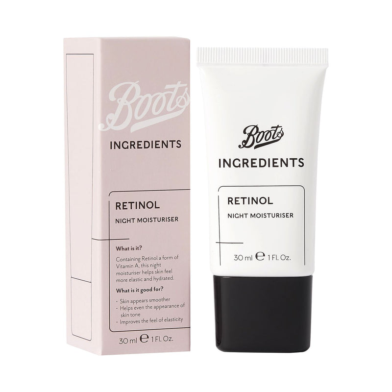 Boots Retinol Nachtfeuchtigkeitscreme 30ml - Britisches Produkt