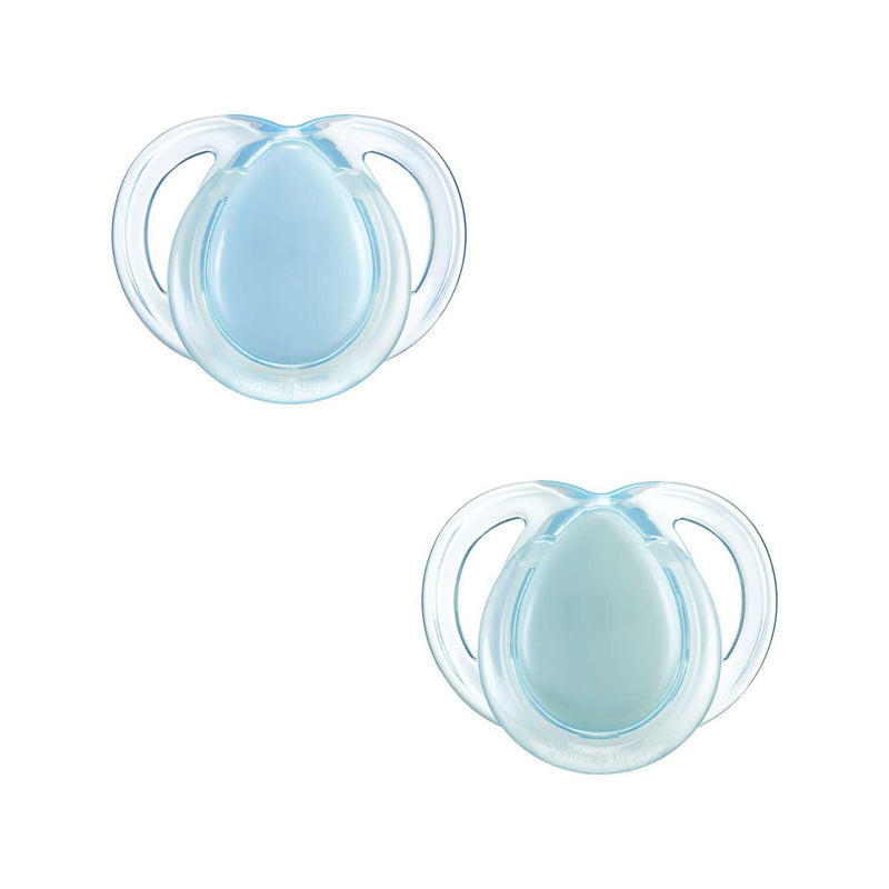 Tommee Tippee Soother 0-6 Months 2 Pack Glow in Dark (British brand)