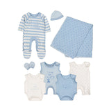 Blue Premature Baby Eight-Piece Set - British product