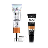 IT Cosmetics CC+ Cream in Rich Honey and concealer in Rich (British brand)