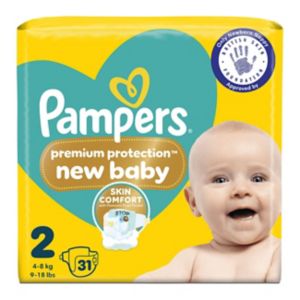 Pampers Premium Protection New Baby Größe 2 Windeln 31 Stück