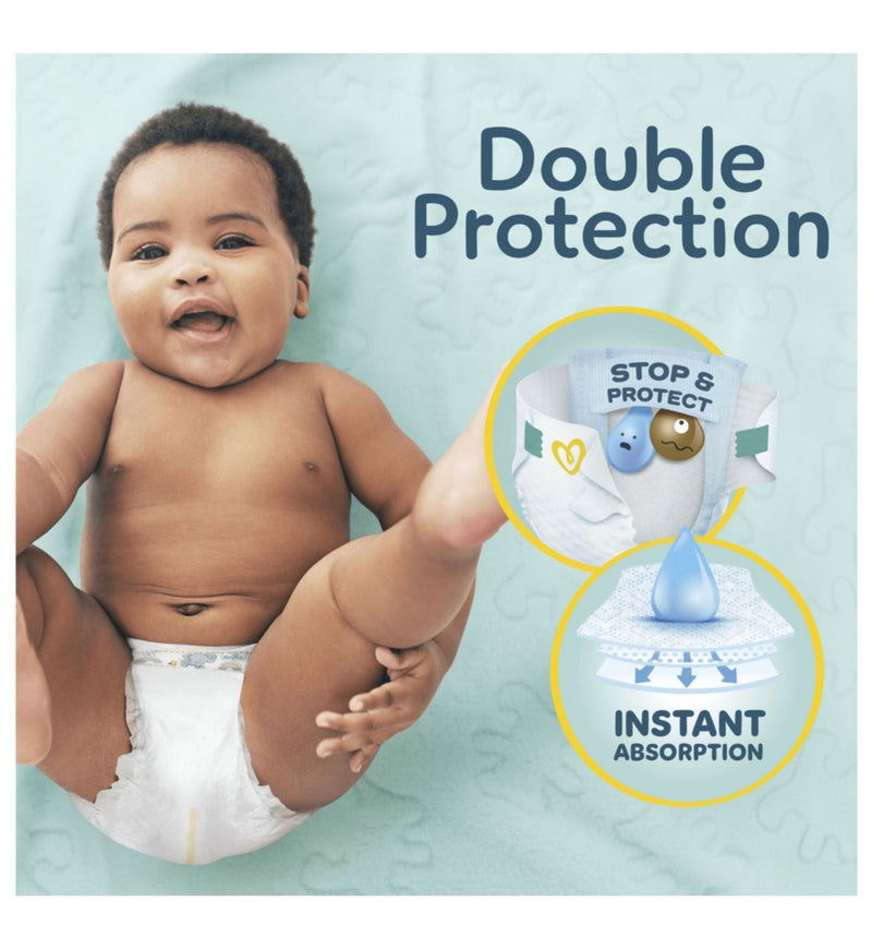 Pampers Size 2 Nappies 76 Count, imported from the UK