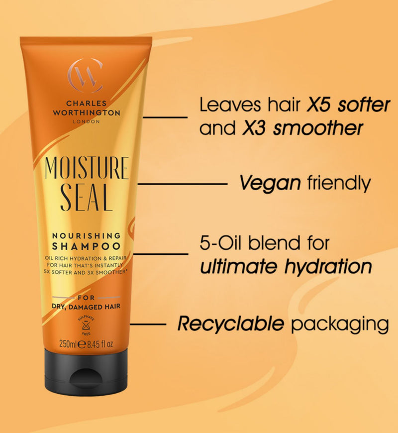 Charles Worthington Moisture Seal Shampoo 250ml - British product