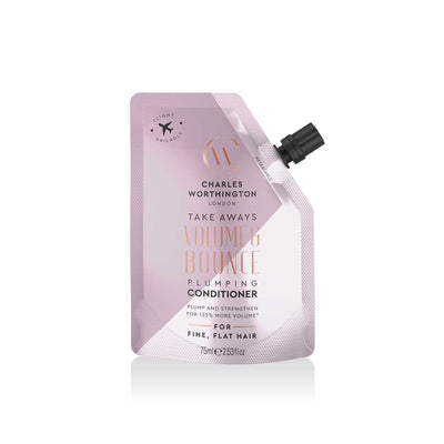 Boots Charles Worthington Volume and Bounce Plumping Conditioner British Hair Care 75ml- Buy online at McGrocer