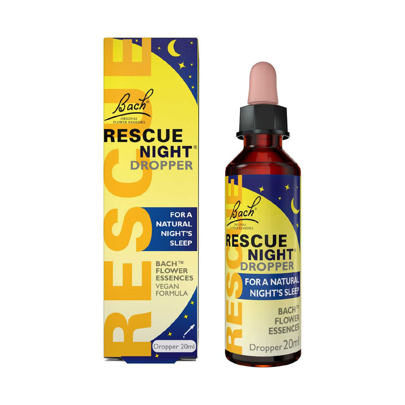 Bach Rescue Night flower essence dropper 20ml, imported from the UK