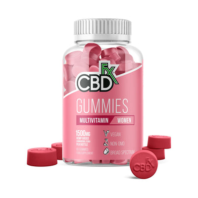 CBDFx Women's Multivitamin Gummies with CBD 1500mg - 60 Gummies