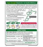 Vitabiotics Ultra Vitamin D3 3000 96 tablets, UK version