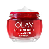Boots Olay Regenerist Ultra Rich Day Face Cream with Niacinamide, Peptides and Shea Butter 50ml- Buy online at McGrocer