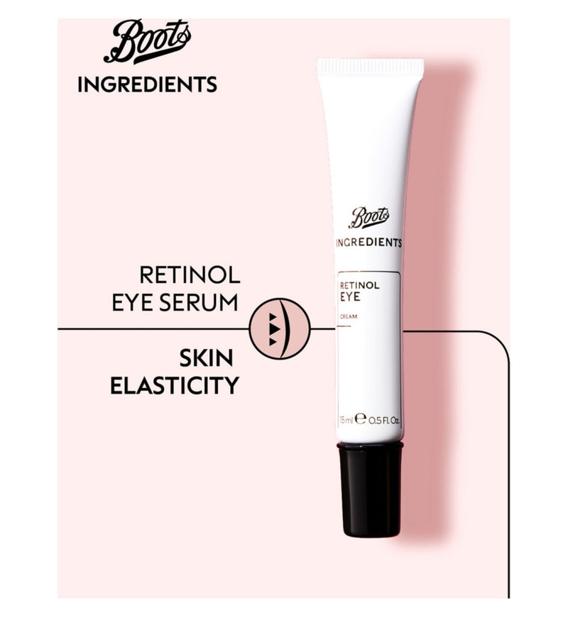 Boots Ingredients retinol eye cream 15ml - British product