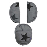 Dooky Universal Pads Grey Stars 3 Pack - British product