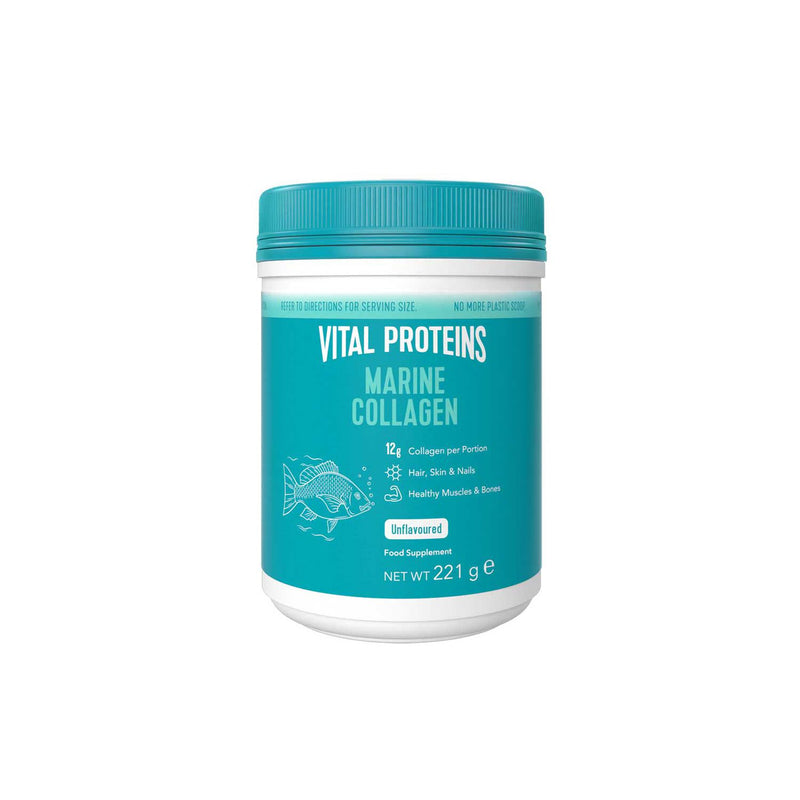 Vital Proteins marine collagen powder unflavoured 221g, imported from the UK