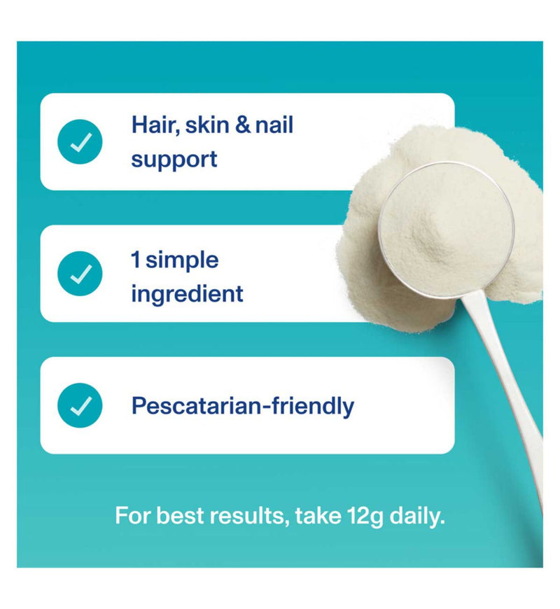 Vital Proteins marine collagen powder unflavoured 221g, imported from the UK