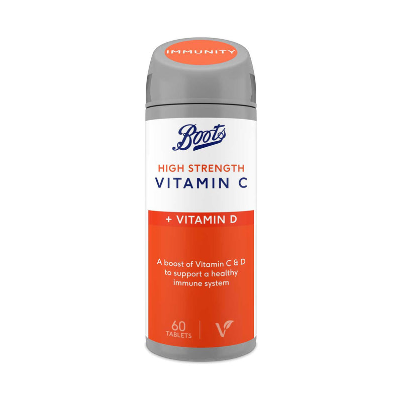Boots Vitamin C and D tablets 60 count - British product