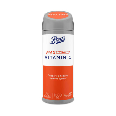 Boots Boots Max Strength Vitamin C 1500mg 60 Tablets- Buy online at McGrocer