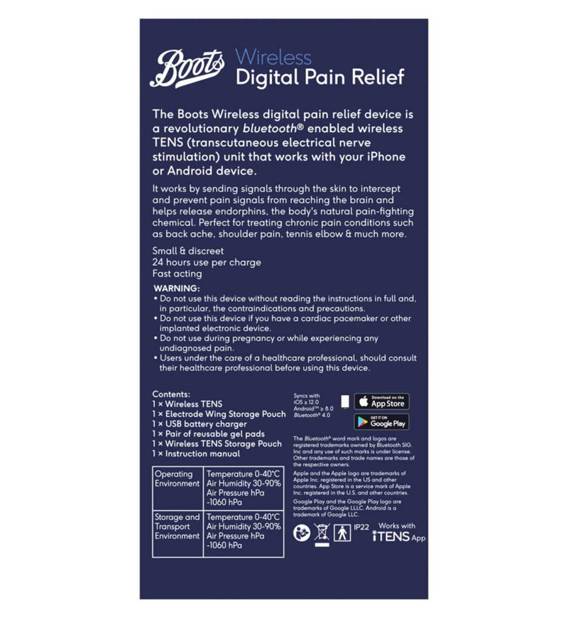 Boots Wireless Digital Pain Relief Unit - British product