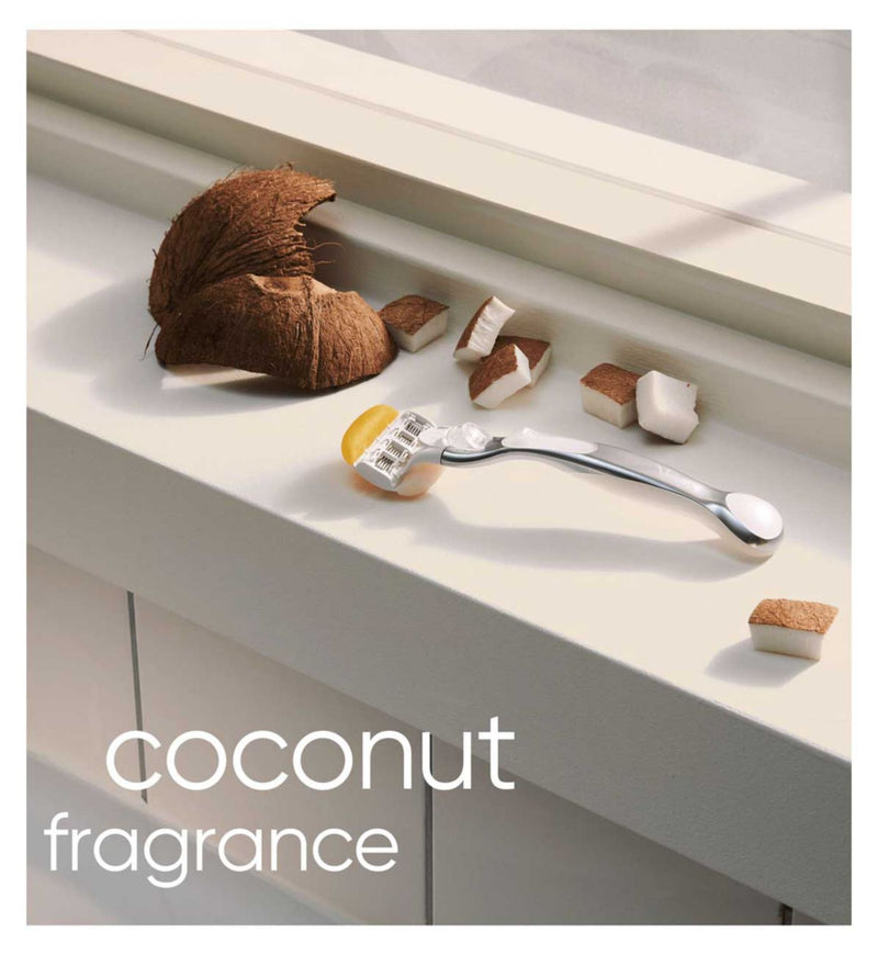 Gillette Venus ComfortGlide women's razor coconut scented 5 blade - British product