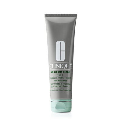 Boots Clinique All About Clean 2-in-1 Charcoal Mask + Scrub 100ml- Buy online at McGrocer