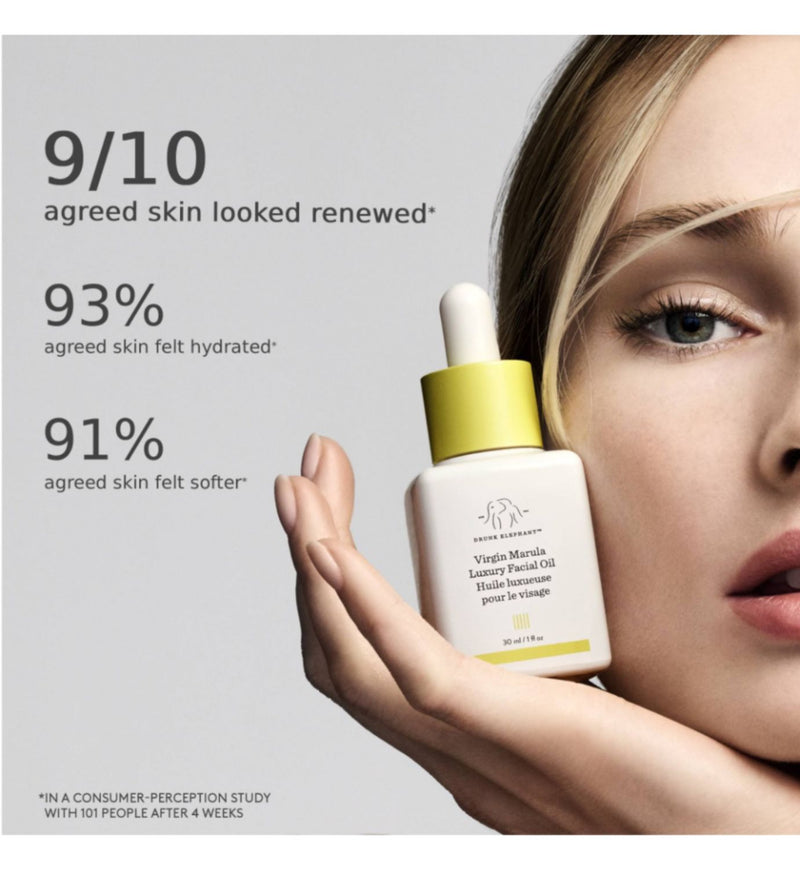 Drunk Elephant Virgin Marula Luxury Facial Oil 30ml - British product
