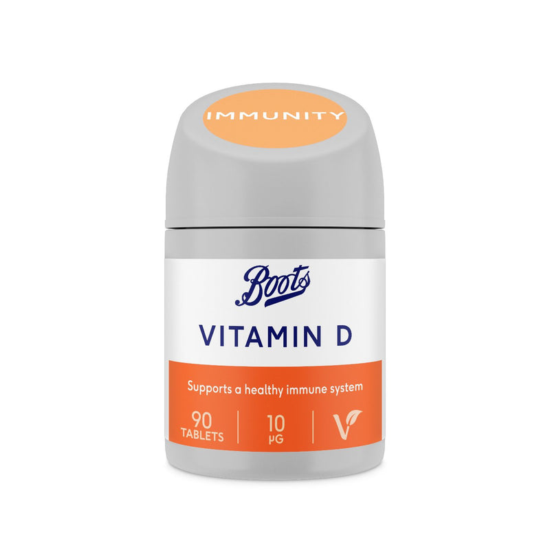 Boots Vitamin D 10µg supplement 90 tablets - British product