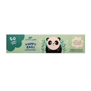 Boots Little + Loved biodegradable nappy bags 50s - British product