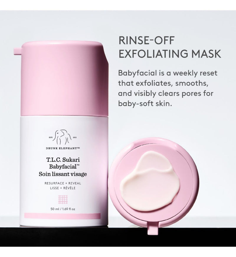 Drunk Elephant Babyfacial mask 15ml (British brand)