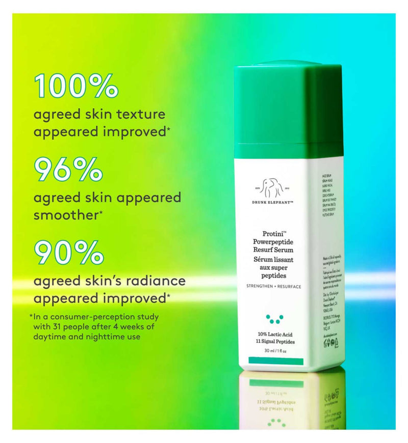 Drunk Elephant peptide resurfacing serum 30ml, UK version