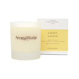 AromaWorks Mandarin & Vetivert candle 30cl, imported from the UK