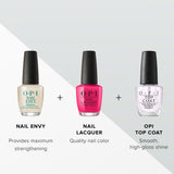 OPI Nail Polish Happy Anniversary White Glitter 15ml, imported from the UK