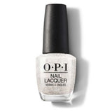 OPI Nail Polish Happy Anniversary White Glitter 15ml, imported from the UK