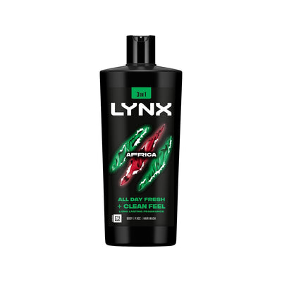 Boots LYNX Africa 3-in-1 Shower Gel for Men 700ml- Buy online at McGrocer