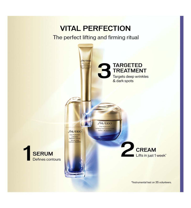 Shiseido Vital Perfection LiftDefine Radiance Serum 40ml, imported from the UK