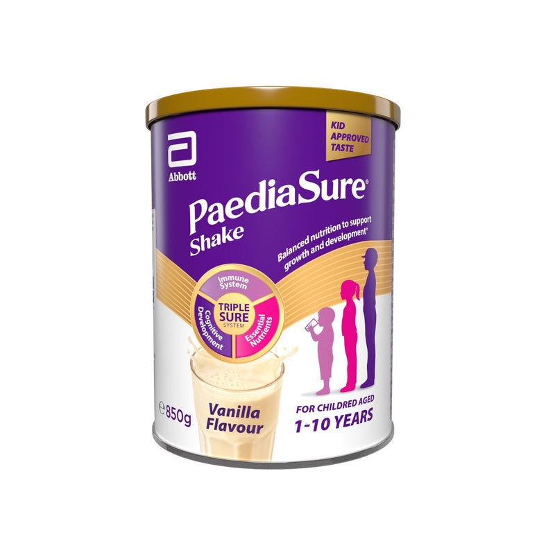PaediaSure nutritional supplement powder vanilla 850g, UK version