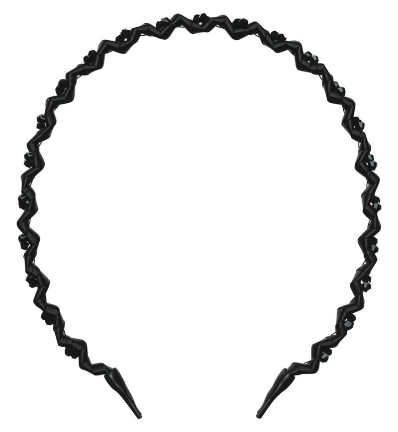 invisibobble headband Black Sparkle - British product