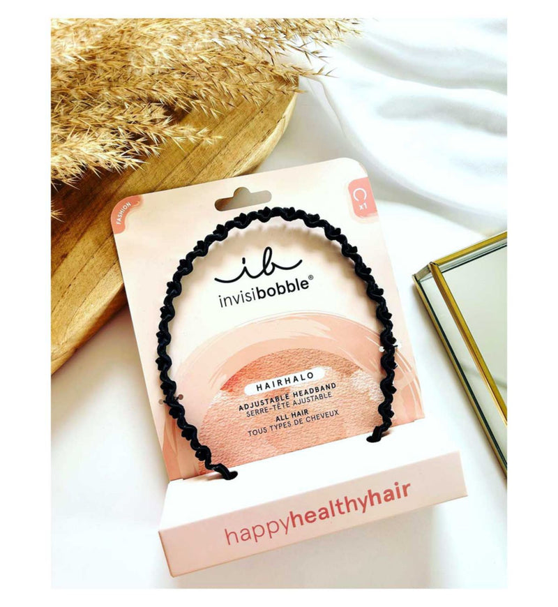 invisibobble headband Black Sparkle - British product