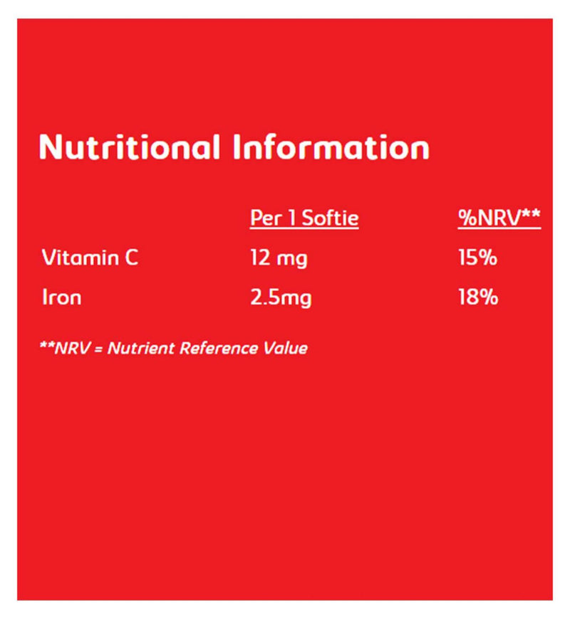 Haliborange Iron Softies 30s children's supplement, UK version